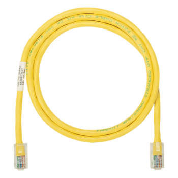 Cable de Parcheo UTP / Cat 5e / 24 AWG / 1.52 m (5 ft) / T568A / Amarillo