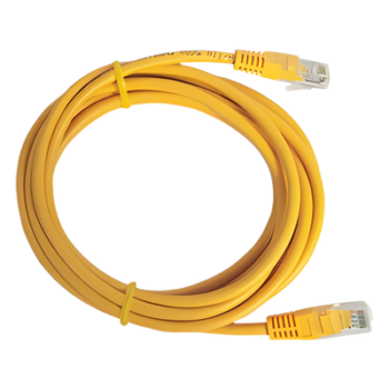 Cable de Parcheo UTP Cat5e / 3.0 m (9.84 ft) / 100 Ohm / RJ45 / Amarillo