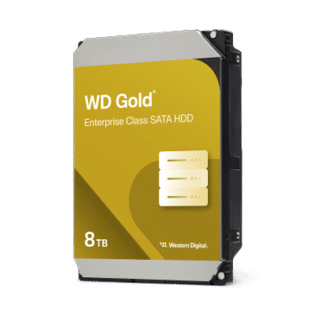 Disco Duro Empresarial WD Gold / SATA 6 Gb/s / 8 TB / 7200 RPM / Tecnología HelioSeal / ArmorCache / 5 Años Garantía / 2.5M Horas MTBF