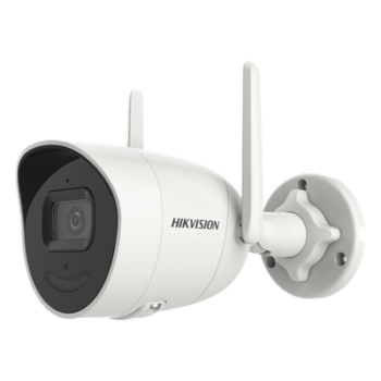 Cámara Bala IP / 2 Megapixel / Lente 2.8 mm / Ángulo 122° / IR 30 m (98.4 ft) / Wi-Fi / WDR 80 dB / IP66 / Audio Bidireccional
