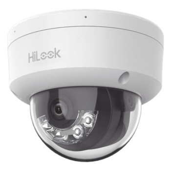 Cámara Domo IP / 2 Megapixel Full HD / Lente 2.8 mm 103° / IR 30 m (98.4 ft) / Micrófono Integrado / IP67 / PoE / dWDR / H.265+