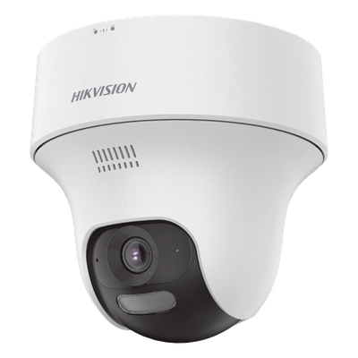 Cámara Turret PT IP / 4 Megapixel / Lente 2.8 mm / Dual Light 20 m (65.6 ft) / Wi-Fi / IP54 / Audio Bidireccional