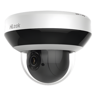 Mini Domo PTZ IP / 4 Megapixel / Zoom Óptico 4X / IR EXIR 20 m (65.6 ft) / WDR 120 dB / PoE / IP66 / IK10