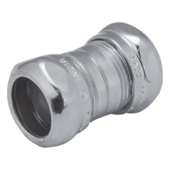 Conector de Compresión / Acero Galvanizado / Pared Delgada 1 1/4 in / 48 mm x 48 mm / 0.27 kg / Industrial
