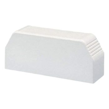 Tapa Final para Canaleta / PVC Rígido / UL94 V-0 / FT4 / 111.8 x 47.2 x 4.8 mm / Blanco