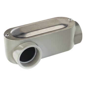 Caja de Registro Ovalada / 1 1/4" (31.8 mm) / Tipo LR / Aluminio Diecast / NPT Conduit / 512.7 cm³
