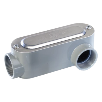 Caja de Conexión Ovalada / Rosca NPT 1 1/2" (38.1 mm) / Tipo LL / Aluminio Diecast / Hermética / UL y CSA