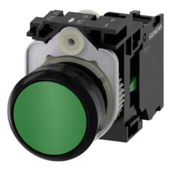 Botón de Mando Industrial / 22 mm / IP69K / Contacto Normalmente Abierto / 10 A / 500 V AC/DC