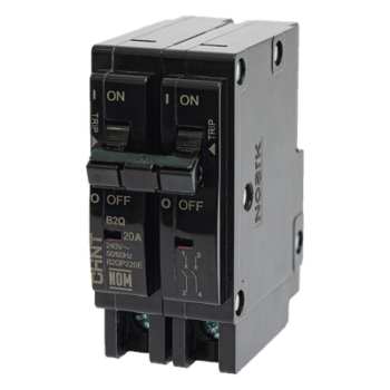 MCB - Interruptor Termomagnético Enchufable, Serie: B2Q, 2P, 50A, 240V  (SKU:1002285)