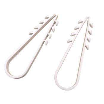 Clips Sujetadores de Plástico / 100 Piezas / Diámetro 11 a 19 mm / Instalación en Pared / Uso Industrial