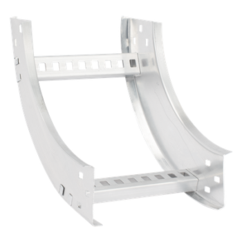 Curva Vertical Interior de Aluminio / Perfil Z / Peralte 3 1/4" / Ancho 9" / Radio 8" / Ambientes Salinos
