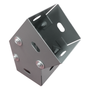 Codo Horizontal de Derivación / 45 Grados / 100 x 100 mm (4 x 4 pulg) / Acero al Carbón / Ducto CH-DC-100X100L