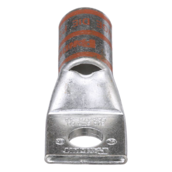 Terminal de Compresión de Cobre / Orificio 3/8 in (9.5 mm) / Cable 3/0 AWG / Estañado / 35 kV / 90 °C