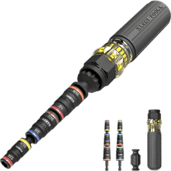 Desarmador de Impacto / 14 en 1 / Magneto de Tierras Raras / Almacenamiento Dual / Asistente de Torque / Dados 7-14 mm
