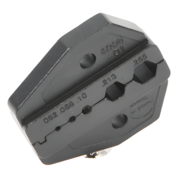 Mordaza para Plegar Conectores de Anillo / 5 Cavidades Intercambiables / Cables RG-58/U, RG-59/U, RG-142/U, RG-8/X / 0.052" a 0.255"