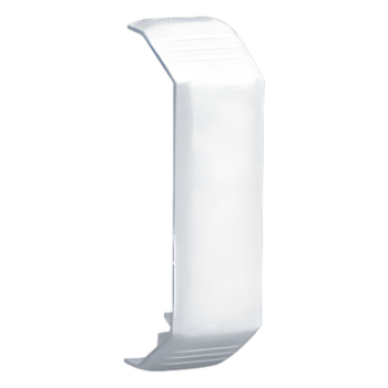 Unión Recta para Canaleta / PVC Rígido / Grado V-0 / 0 a 50°C / Blanco Mate / 180°
