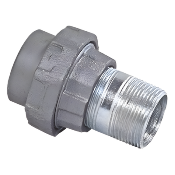 Tuerca Unión Macho-Hembra / 1/2" (12.7 mm) / Aluminio Diecast / NPT Conduit Rígido / IK09 / Clase I, II, III / NEMA 4, 4X, 7, 9