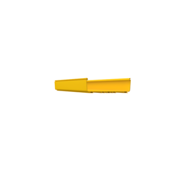 Canaleta de Enrutamiento / 12x4 Pulgadas / PVC Rígido UL 94V-0 / 3 m (9.8 ft) de Largo / Sistema QuikLock / Color Amarillo