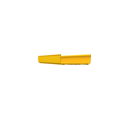 Canaleta de Enrutamiento / 12x4 Pulgadas / PVC Rígido UL 94V-0 / 3 m (9.8 ft) de Largo / Sistema QuikLock / Color Amarillo