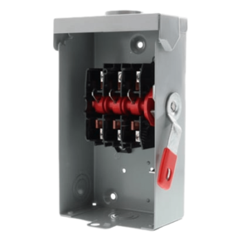 Interruptor de Seguridad / 240Vca / 3 Polos / 60A / Sin Fusible / NEMA 3R / Uso General