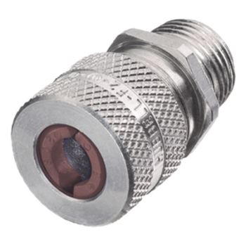 Conector de Cable / Aluminio Macho Recto / Ajustable 0.50-0.63" / 1/2" / NEMA 4, 4X, 12, 13 / Clase I Div. 2