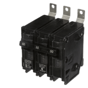 Interruptor Automático / 3 Polos / 50 A / 10 kA / Termomagnético / Montaje en Tablero / 120-240 V AC
