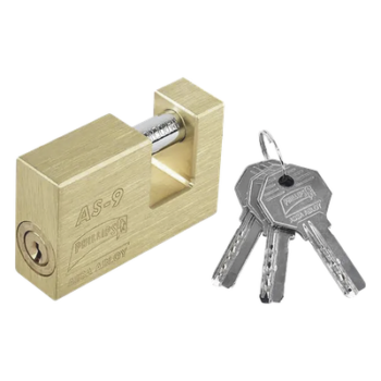 Candado para Cortina Metálica / 11 Pernos de Combinación / Cilindro de Latón Macizo / Pasador de Acero Cementado en Cromo / Anti-Palanca / Anti-Impacto / Anti-Segueta