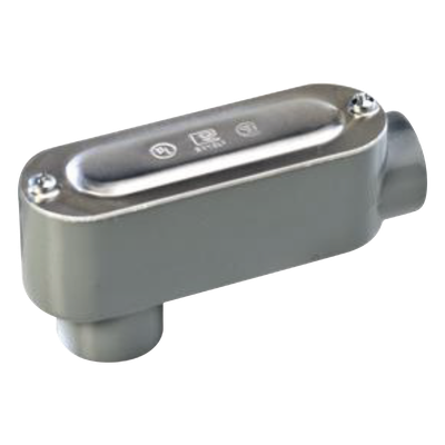 Caja de Conexión Oval LB / 2 1/2" Corta (63.5 mm) / Aluminio Diecast / NPT / Volumen 1564.2 cm³ / UL y CSA