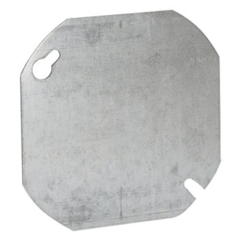 Tapa Ciega Octagonal / 4.063 x 4.063 in / Acero Galvanizado / UL Listed / Pintable