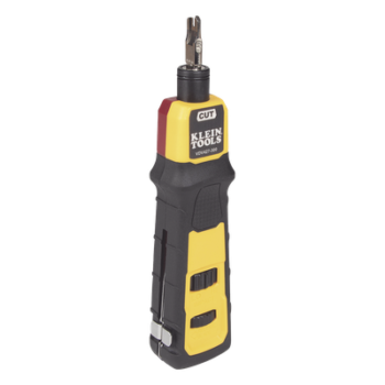 Herramienta Ponchadora de Impacto con Cuchilla para Paneles y Bloques de 66/110. Termina y Corta Cables CAT3, CAT5e y CAT6/6A en 1 paso