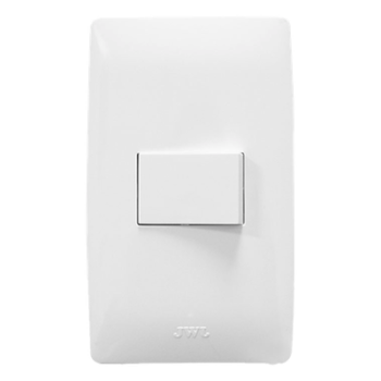 Apagador Escalera Sencillo / 127 V~60 Hz / 10 A / 11.8 x 7.8 x 3 cm / 4.6 x 3.1 x 1.2 in / Blanco