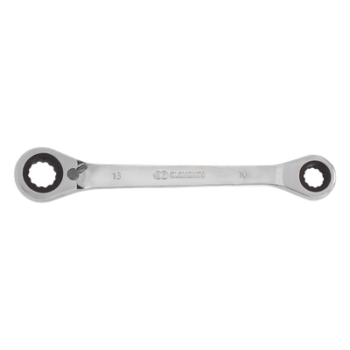 Llave combinada / 13mm y 10mm / Trinquete / Acero cromado / 0.1 kg / 1.06 pulg