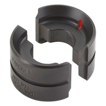 Dado de Prensado / Calibre 1/0 AWG Cobre / 2 AWG Aluminio / Crimpado Circunferencial / Codificación Rosa
