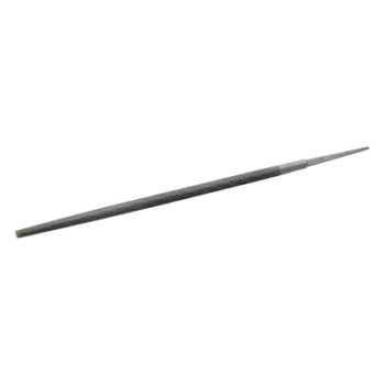 Lima Redonda Muza / 8" (203.2 mm) / Diámetro 9/32" (7.1 mm) / Dientes Rectificados / Doble Corte / Acero al Cromo