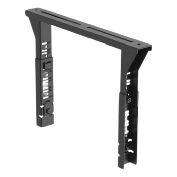 Soporte Trapezoidal Apilable / 300 mm (12") Ancho / Acero Recubierto en Polvo / Negro / Centros de Datos