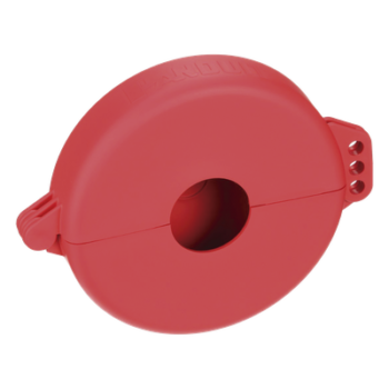 Dispositivo de Bloqueo LOTO / Válvulas de Compuerta / 3 a 6.5" / Polipropileno / -40°C a 101°C / Rojo