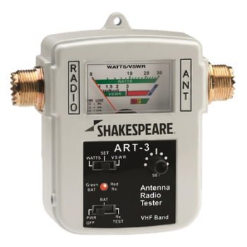 Probador de Antenas VHF / 155-158 MHz / Potencia 0-10 W / Impedancia 50 Ω / Batería 12 VDC / Portátil