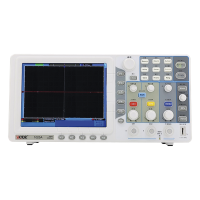 Osciloscopio Análogo de Mesa / 2 Canales + 1 Externo / 30 MHz / 250 MS/s / Pantalla LCD 8' / USB 2.0 y LAN