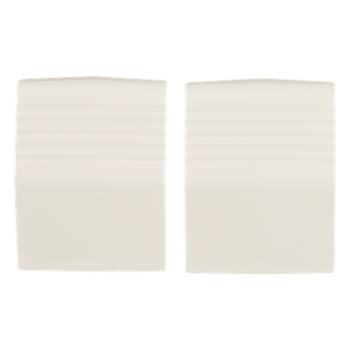 Unión recta de base, para uso con canaleta T70, Material PVC Rígido, Color Blanco Mate