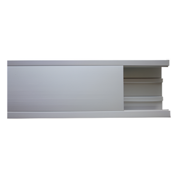 Canaleta de aluminio, 100 x 51 mm, tramo de 3m. (8401-81300)