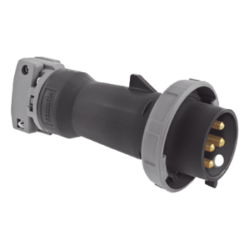 Enchufe Macho Pin and Sleeve / 60 A / 600 VCA / Trifásico 3 Polos 4 Hilos / IP67 / -40 °C a 75 °C