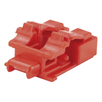 Kit de Bloqueo de Puertos / Fibra Óptica LC Duplex / 10 Unidades / Llave de Extracción Incluida / Color Rojo