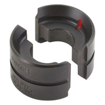 Matrices de prensado / AWG 8 / 10 mm² / Perfil circunferencial / Acero con óxido negro