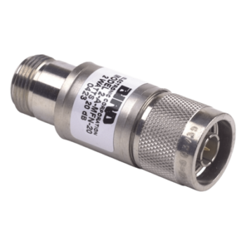 Atenuador en Línea / 30 dB / 2 W / CD-4 GHz / Conectores N Macho-Hembra / 50 Ω / PIM -110 dBc