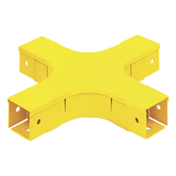 Accesorio de Canalización / 4 Vías Horizontal / 90° / Radio de Curvatura 50.8 mm (2 pulg) / 308.9 mm (12.2 in) / Amarillo