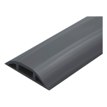 Canaleta flexible color negra de PVC auto extinguible tramo de 2.5m (9300-01254)