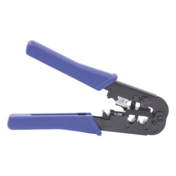 Pinzas para Terminación de Conectores / RJ45/RJ11/RJ12 / Cable UTP Cat5/Cat5e / Diseño Ergonómico / Cable Telefónico Plano