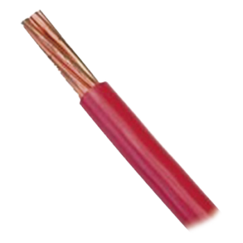 Cable Eléctrico THW-LS / Calibre 10 AWG / 19 Hilos / 90°C Seco / 75°C Mojado / Rojo / Venta por Metro