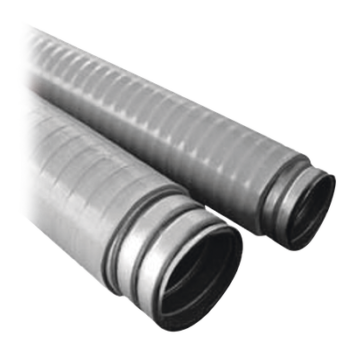 Tubo Flexible Liquidtight / 2" (50 mm) / Acero Pregalvanizado + Forro PVC / Rollo 30 m (98.4 ft) / NEMA 4 / IP65