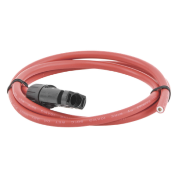 Cable Fotovoltaico / 1 m (3.28 ft) / 10 AWG / MC4-M / Rojo